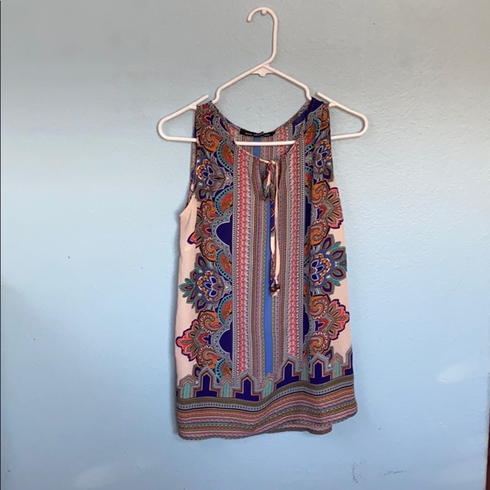 Boho-chic tank top